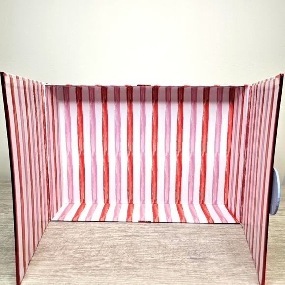 Disney Lilo and Stitch Keepsake Storage Container Striped Bow Magnetic Box - Picture 2 of 6